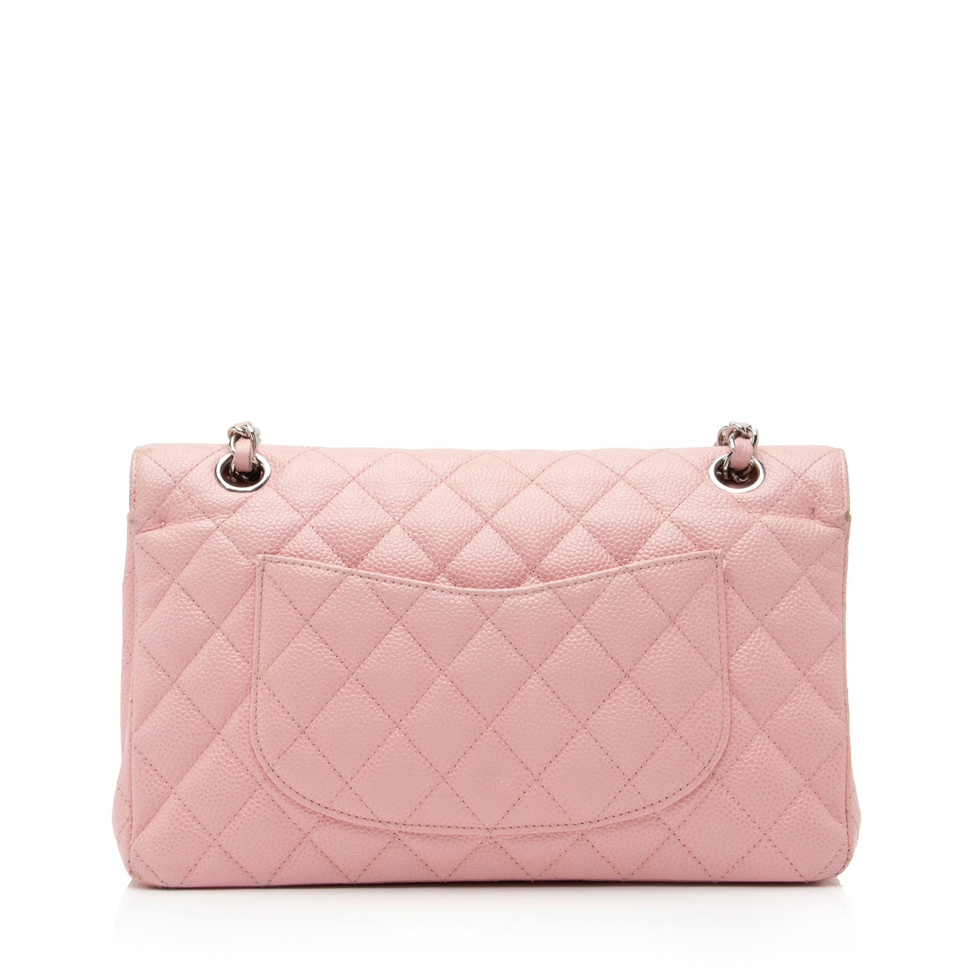 Chanel Caviar Leather Classic Medium Double Flap Bag (SHF-23513)
