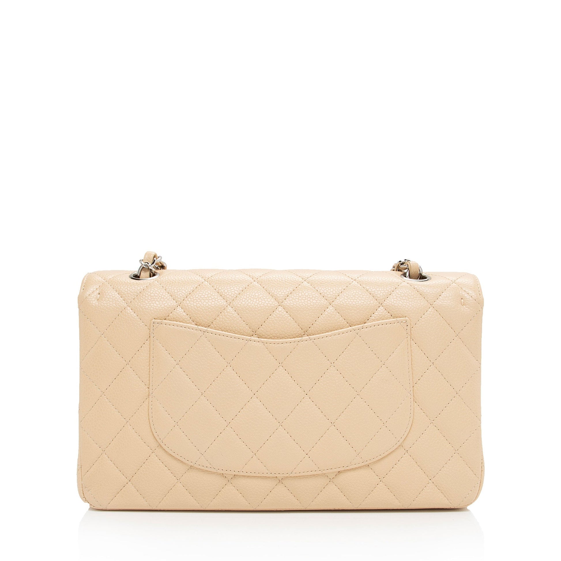 Chanel Caviar Classic Double Flap SHF-XFQF4l Leather Shoulder Bag