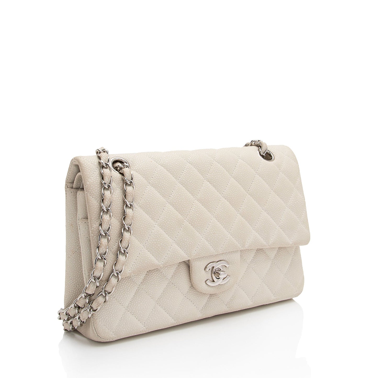 Chanel Caviar Classic Double Flap Leather Shoulder Bag