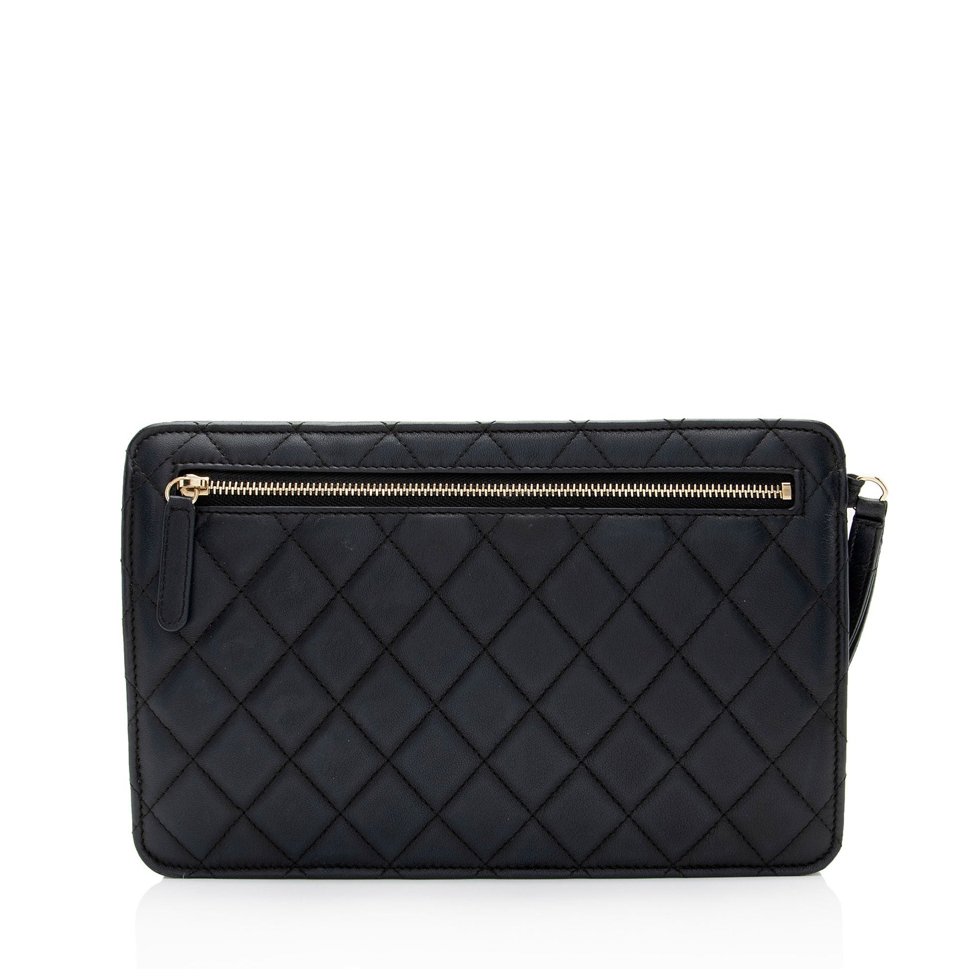 Chanel Caviar Classic Trendy Leather Handbag