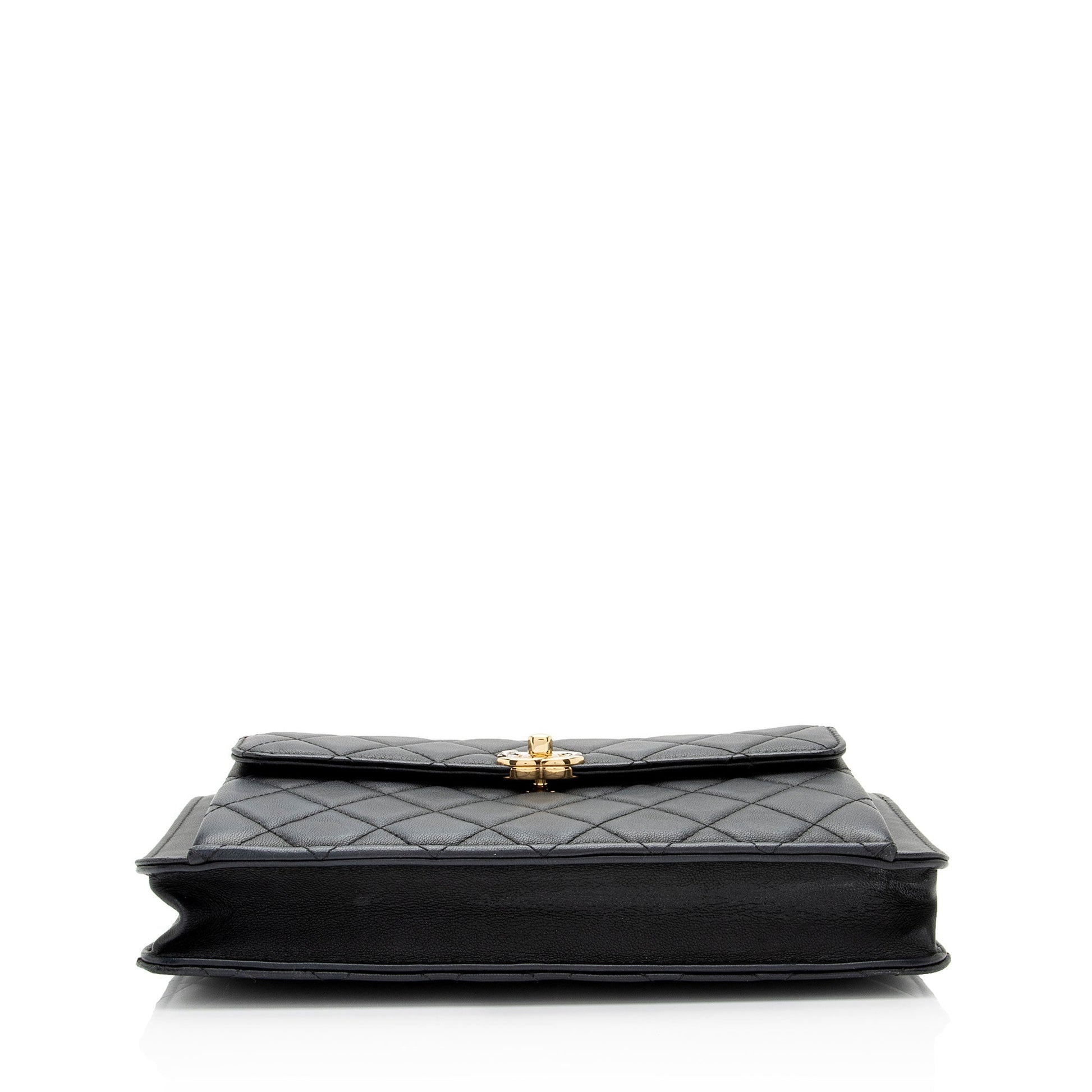 Chanel Caviar Leather Classic Trendy Pouch (SHF-PIhhms)