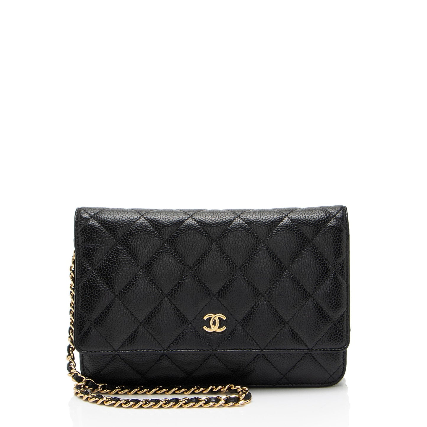 Chanel Caviar Classic on - FINAL Leather Wallet Case