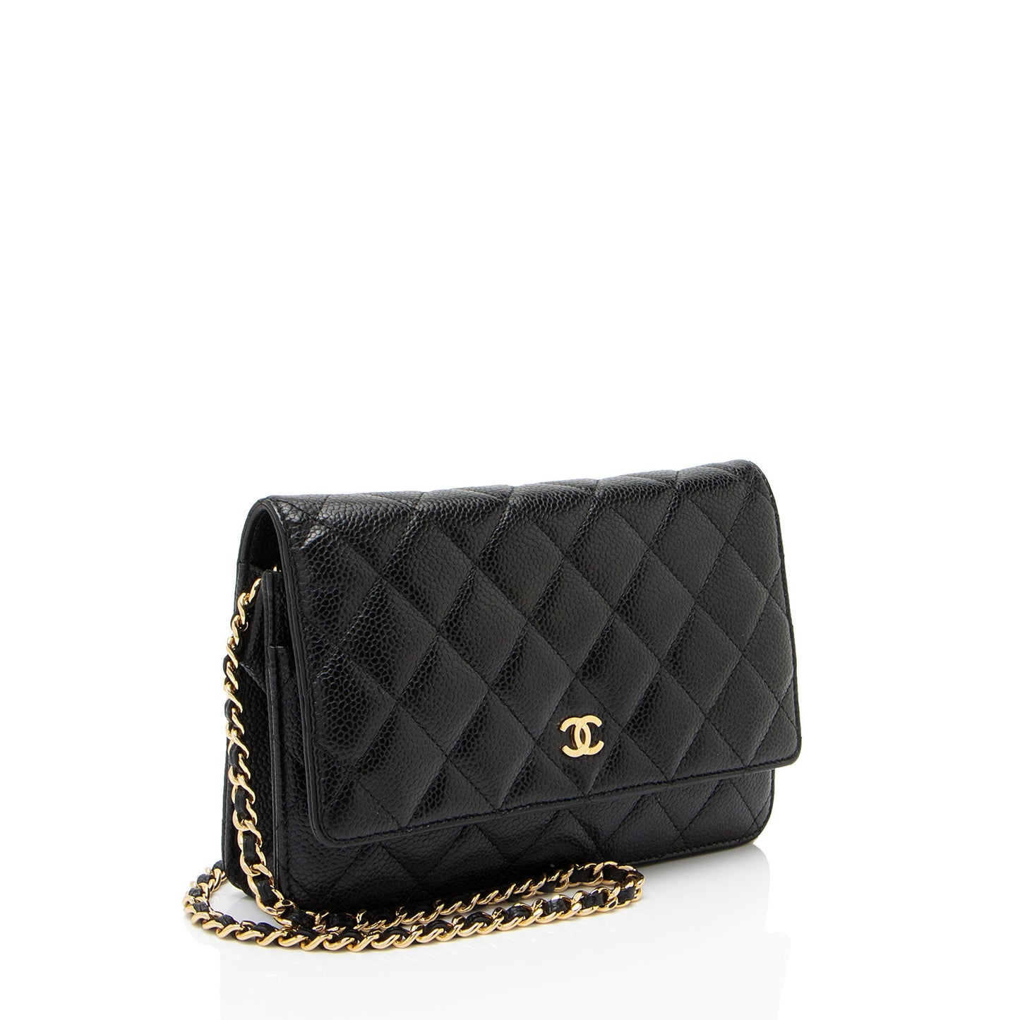 Chanel Caviar Classic on - FINAL Leather Wallet Case