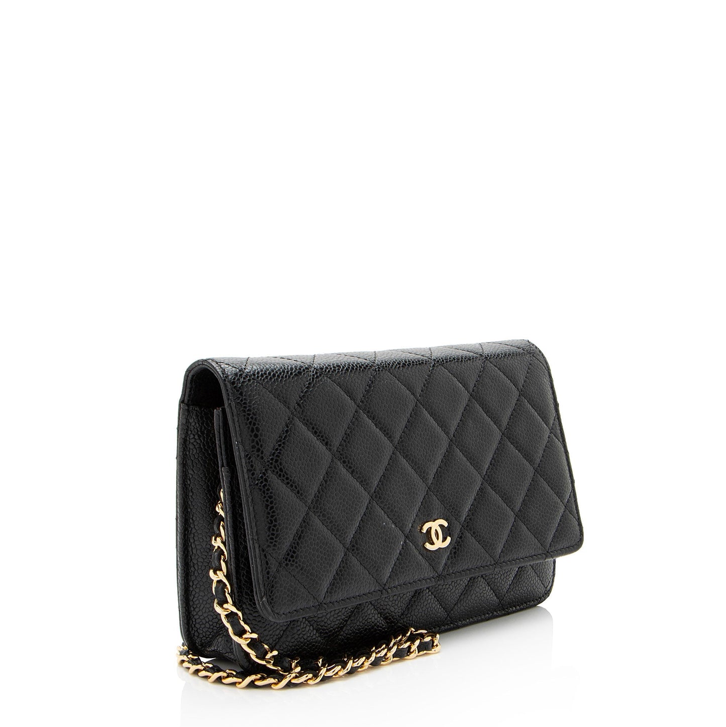 Chanel Caviar Classic on SHF-MzxmjN Leather Wallet Case