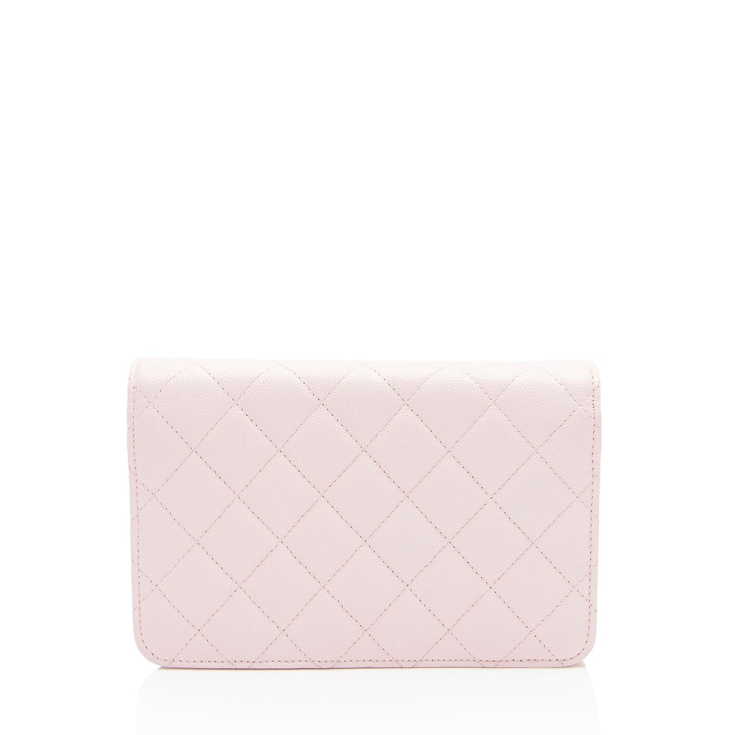 Chanel Caviar Crystal CC on Leather Wallet Case