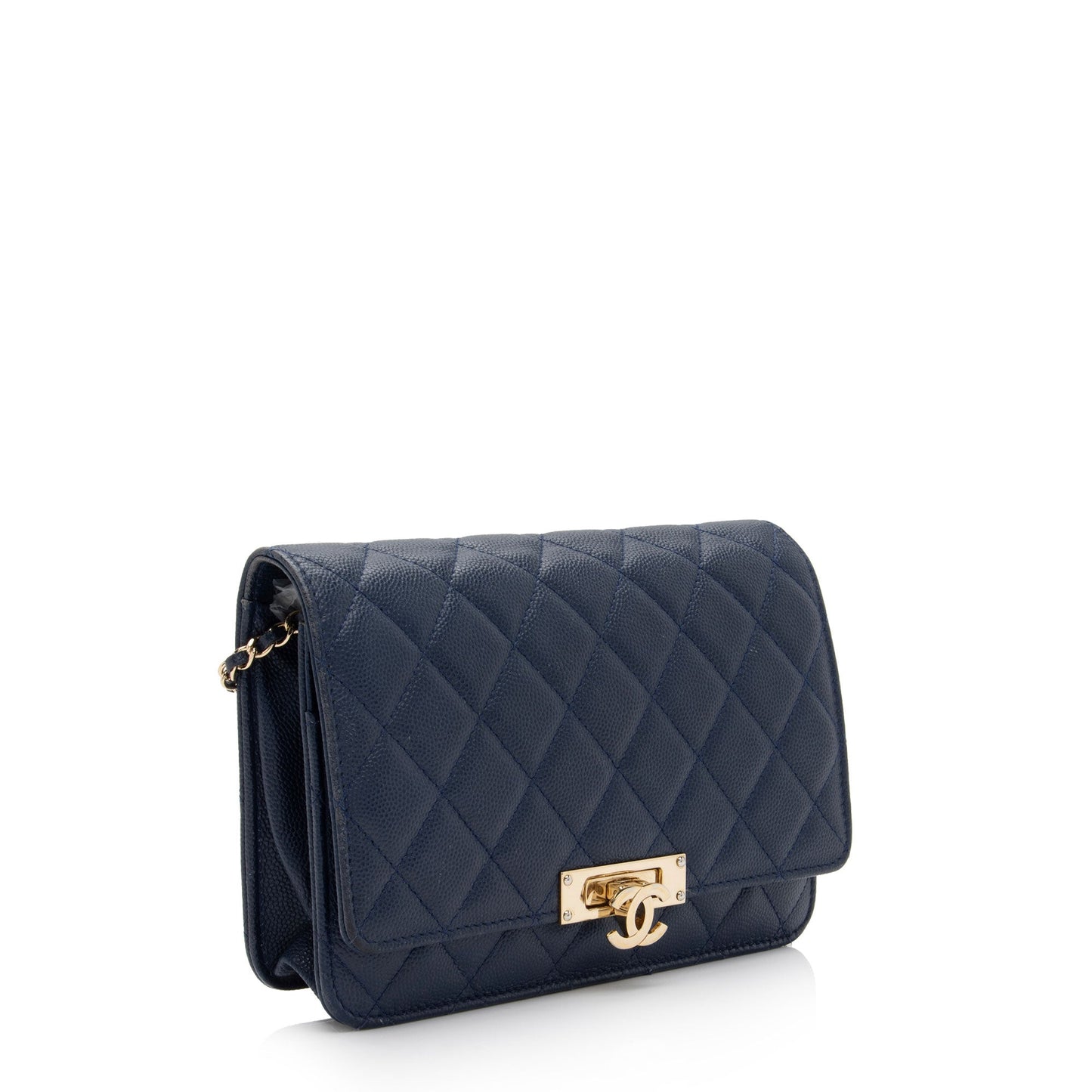 Chanel Caviar Golden Class on SHF-fsAuGH Leather Wallet Case