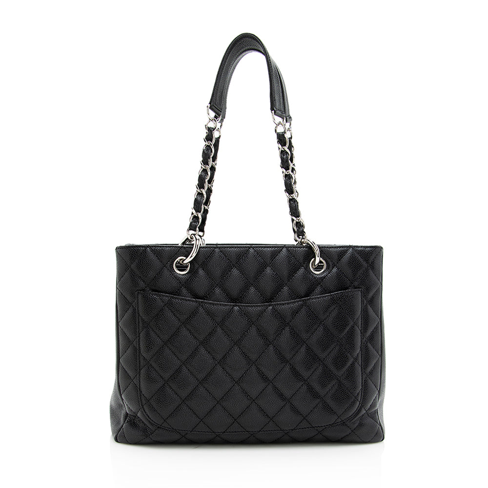 Chanel Caviar Grand Shopping SHF Leather Tote Bag Tote Shf