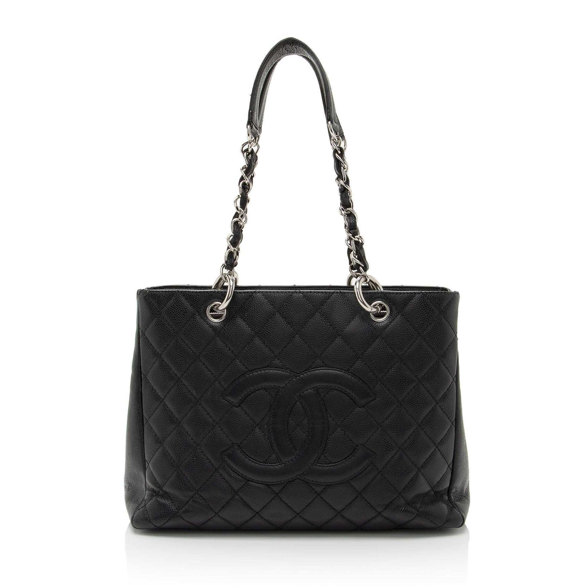 Chanel Caviar Grand Shopping SHF-fYvFEO Leather Tote Bag