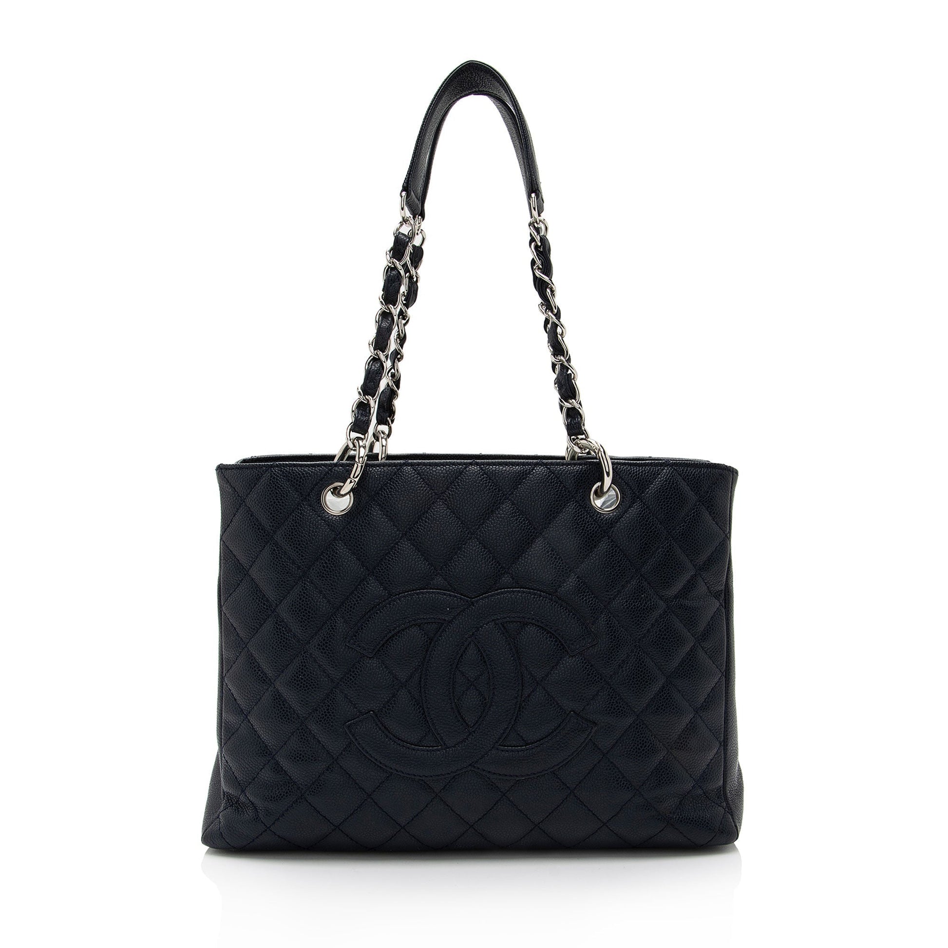 Chanel Caviar Grand Shopping SHF-xyGXto Leather Tote Bag