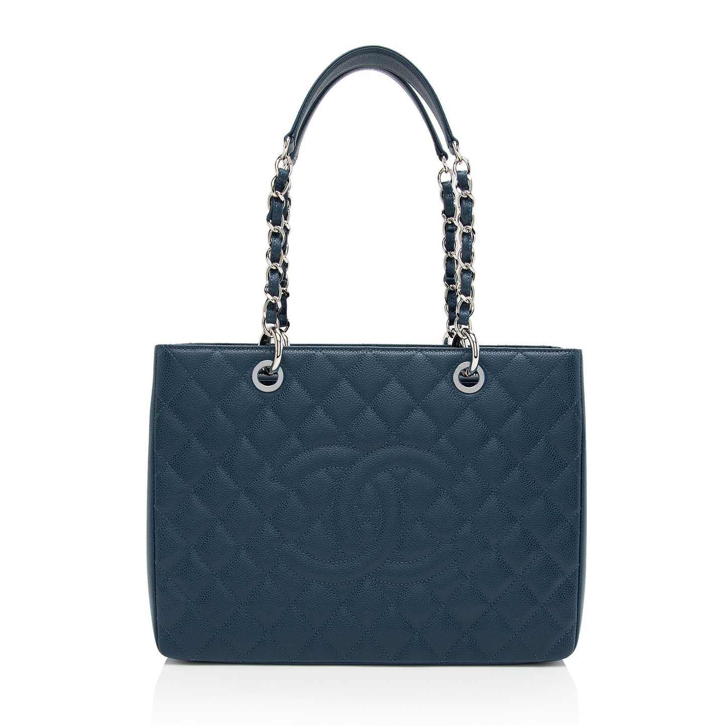 Chanel Caviar Grand Shopping SHF-LA3Aga Leather Tote Bag