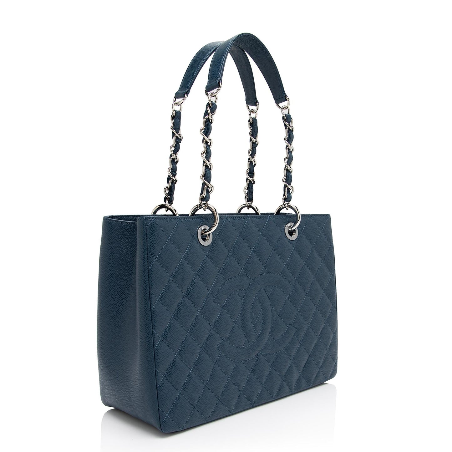 Chanel Caviar Grand Shopping SHF-LA3Aga Leather Tote Bag