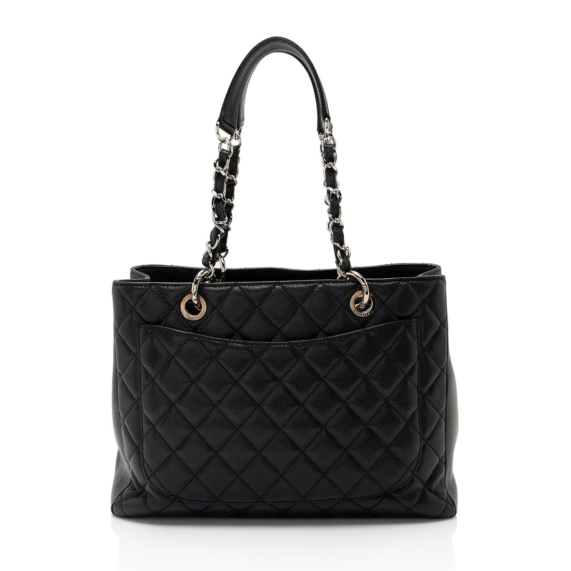 Chanel Caviar Grand Shopping SHF-p8snbD Leather Tote Bag
