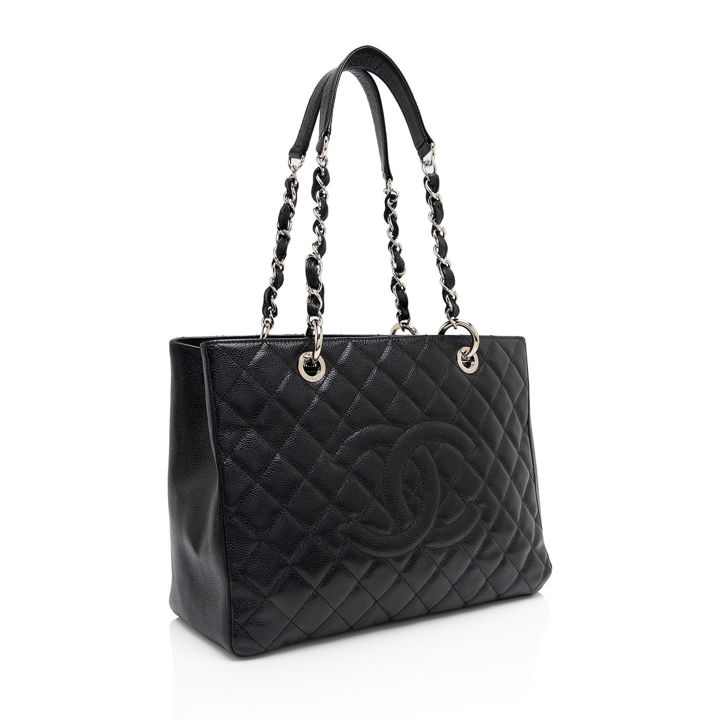 Chanel Caviar Grand Shopping SHF-6g7uPR Leather Tote Bag