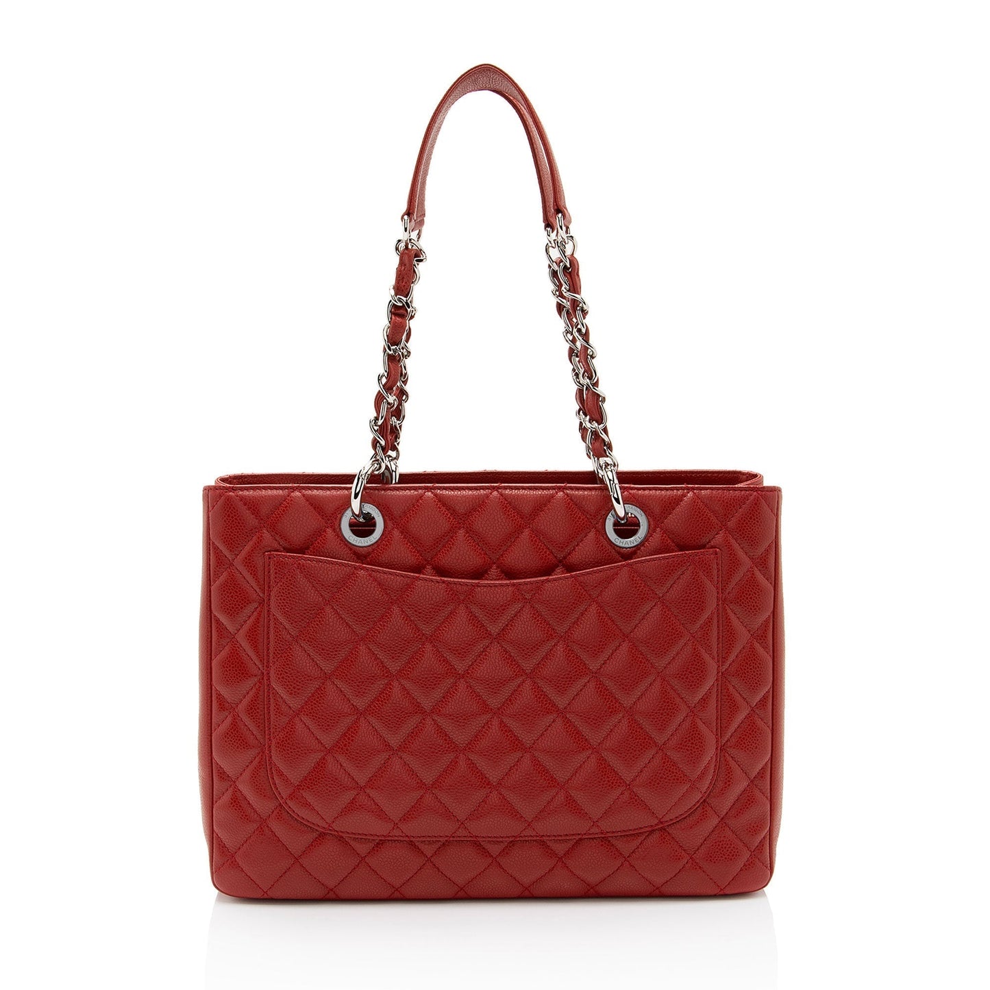 Chanel Caviar Grand Shopping SHF-pUyEza Leather Tote Bag