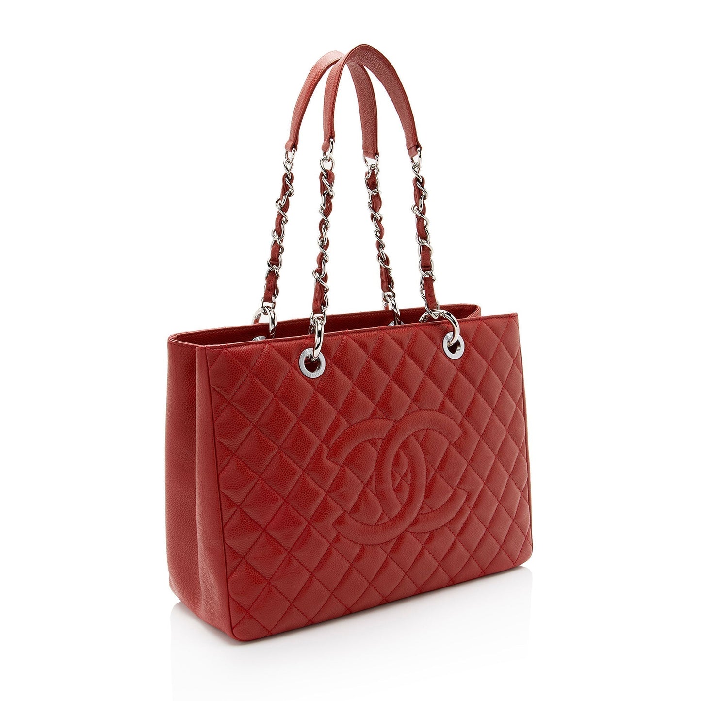 Chanel Caviar Grand Shopping SHF-pUyEza Leather Tote Bag