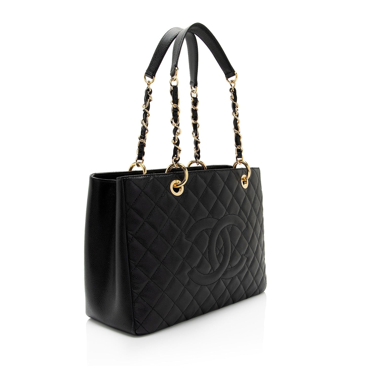 Chanel Caviar Grand Shopping SHF-lwZhXi Leather Tote Bag
