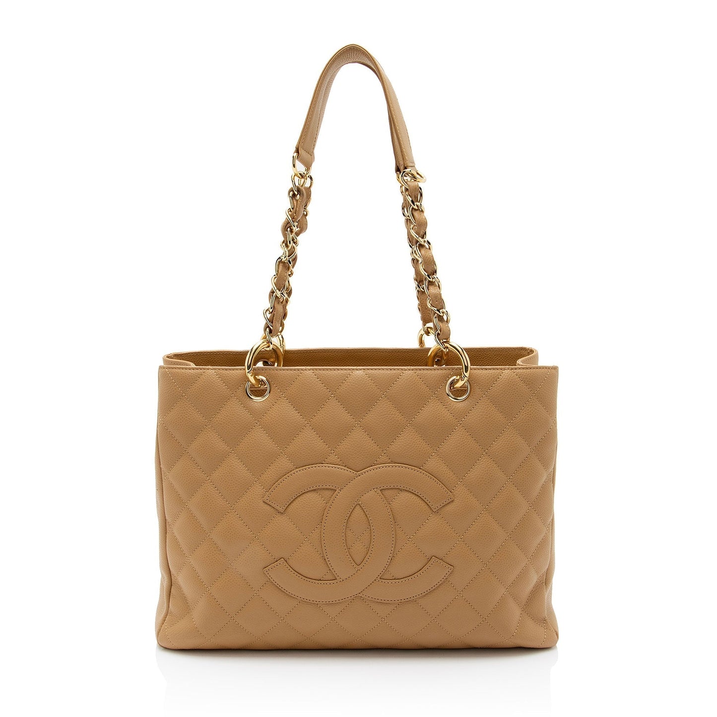 Chanel Caviar Grand Shopping SHF-bjusbT Leather Tote Bag