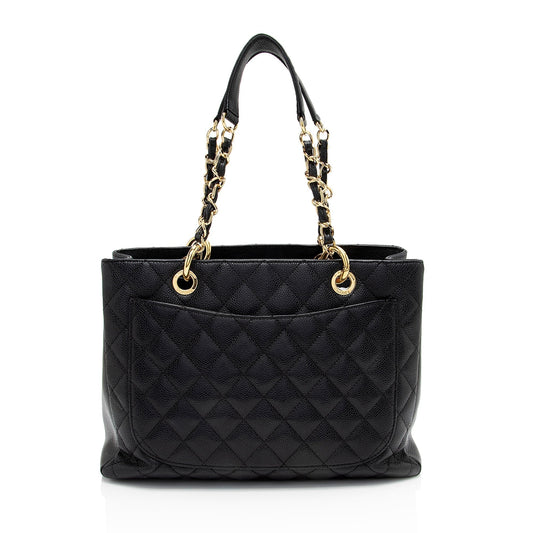 Chanel Caviar Grand Shopping SHF-vlmDO8 Leather Tote Bag