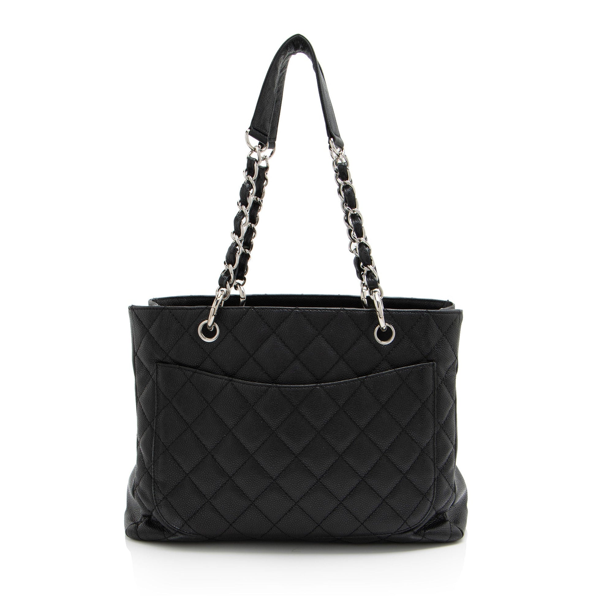 Chanel Caviar Grand Shopping SHF-7NDD2a Leather Tote Bag
