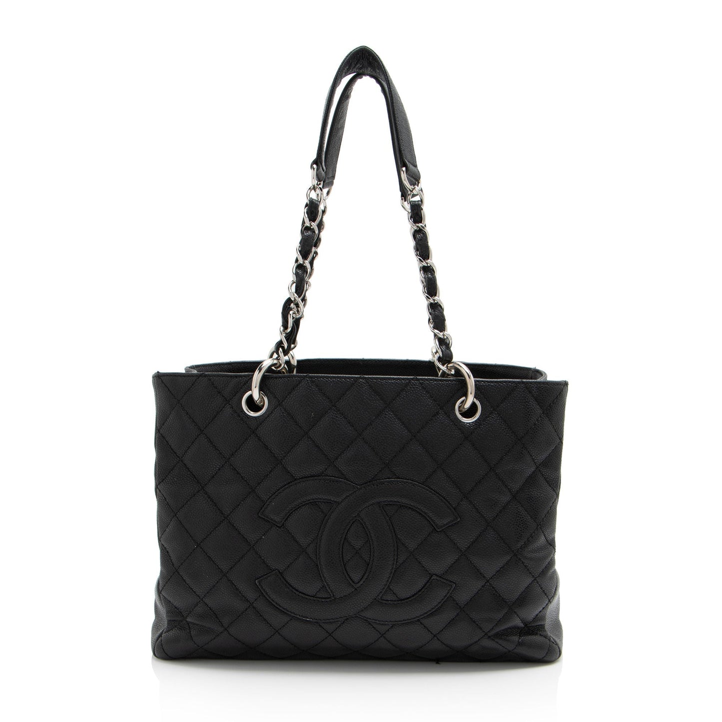 Chanel Caviar Grand Shopping SHF-7NDD2a Leather Tote Bag