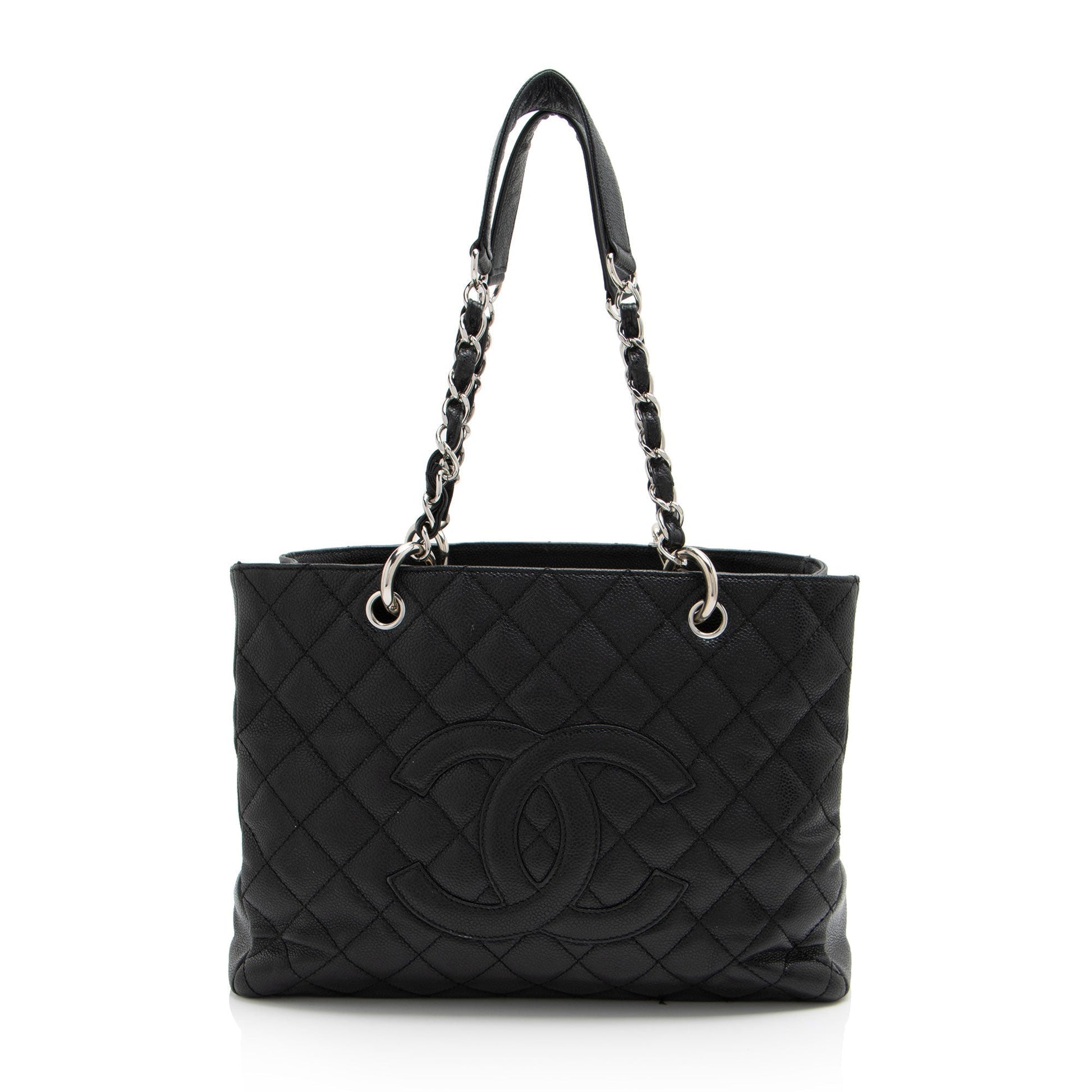 Chanel Caviar Grand Shopping SHF-7NDD2a Leather Tote Bag