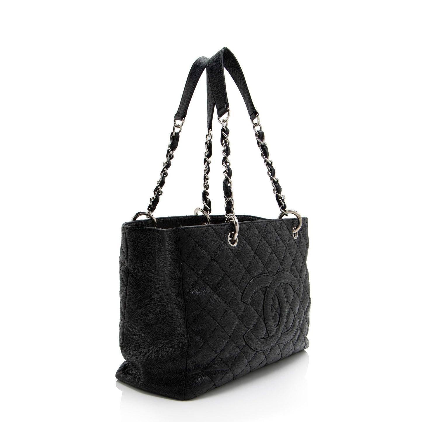 Chanel Caviar Grand Shopping SHF-7NDD2a Leather Tote Bag