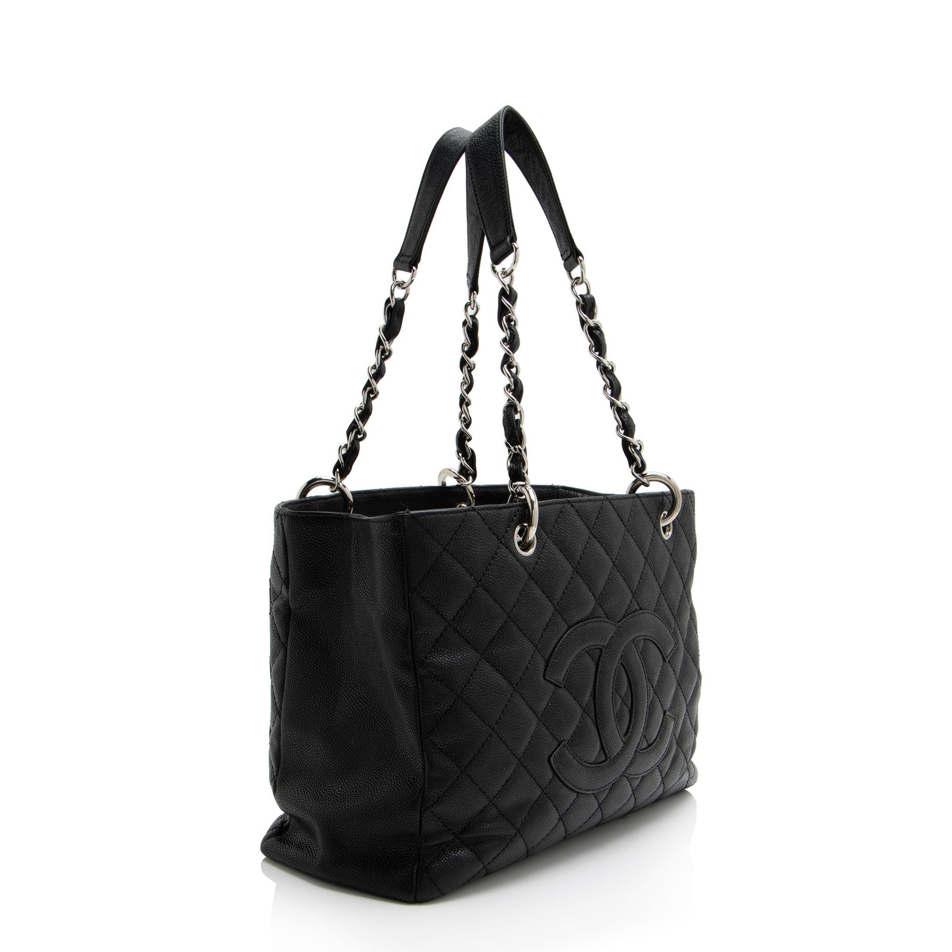 Chanel Caviar Grand Shopping SHF-7NDD2a Leather Tote Bag
