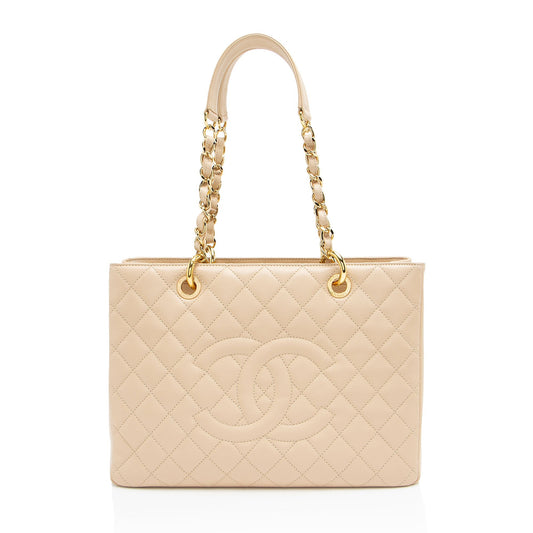 Chanel Caviar Grand Shopping Leather Tote Bag