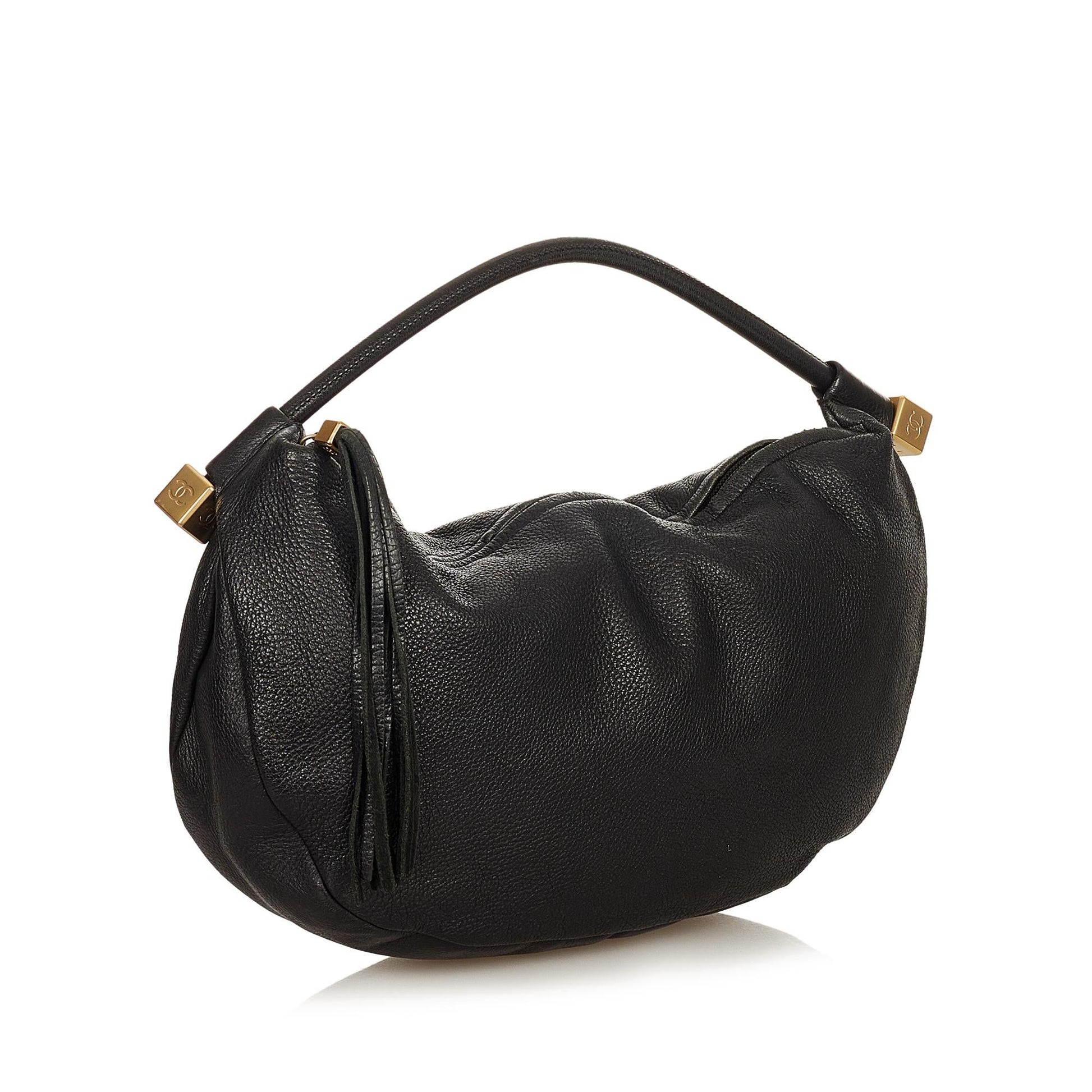 Chanel Caviar Hobo SHG Leather Shoulder Bag