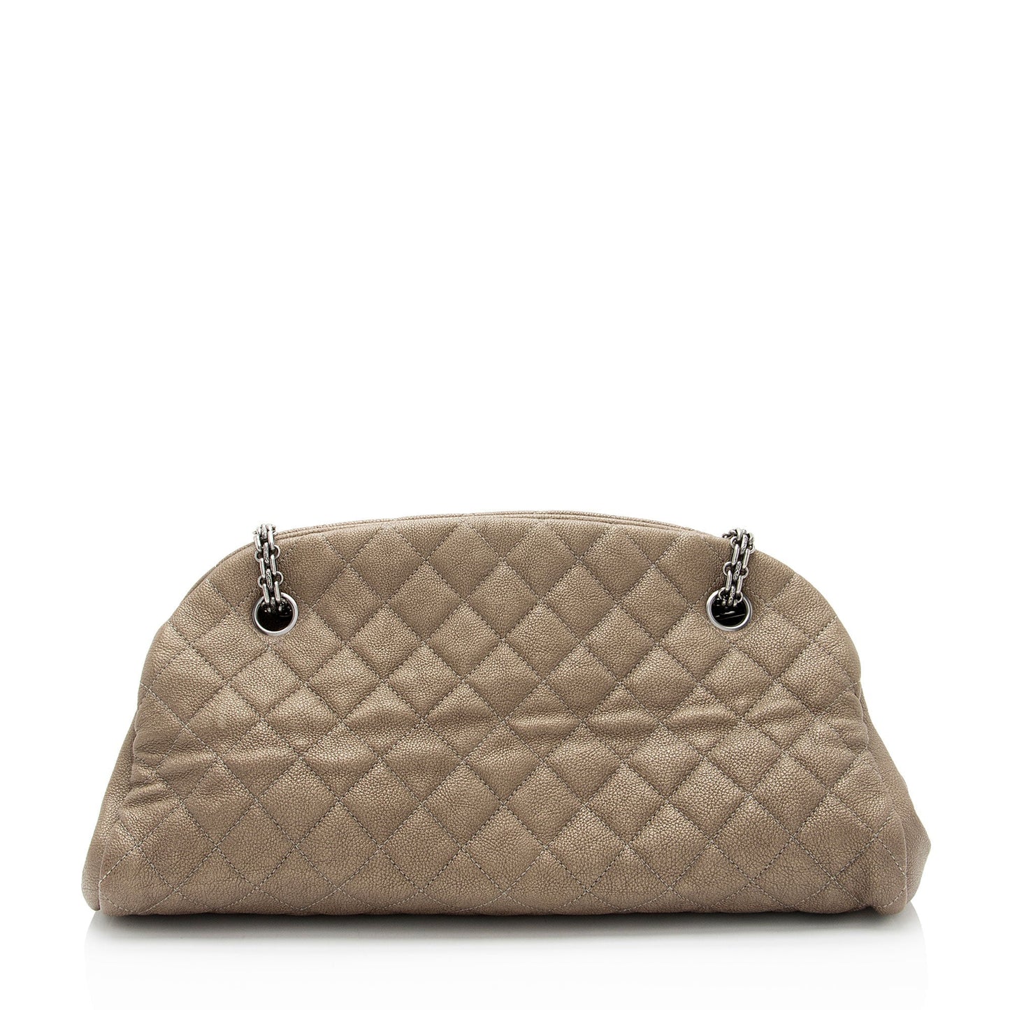 Chanel Caviar Just Mademoiselle Bowler Leather Handbag