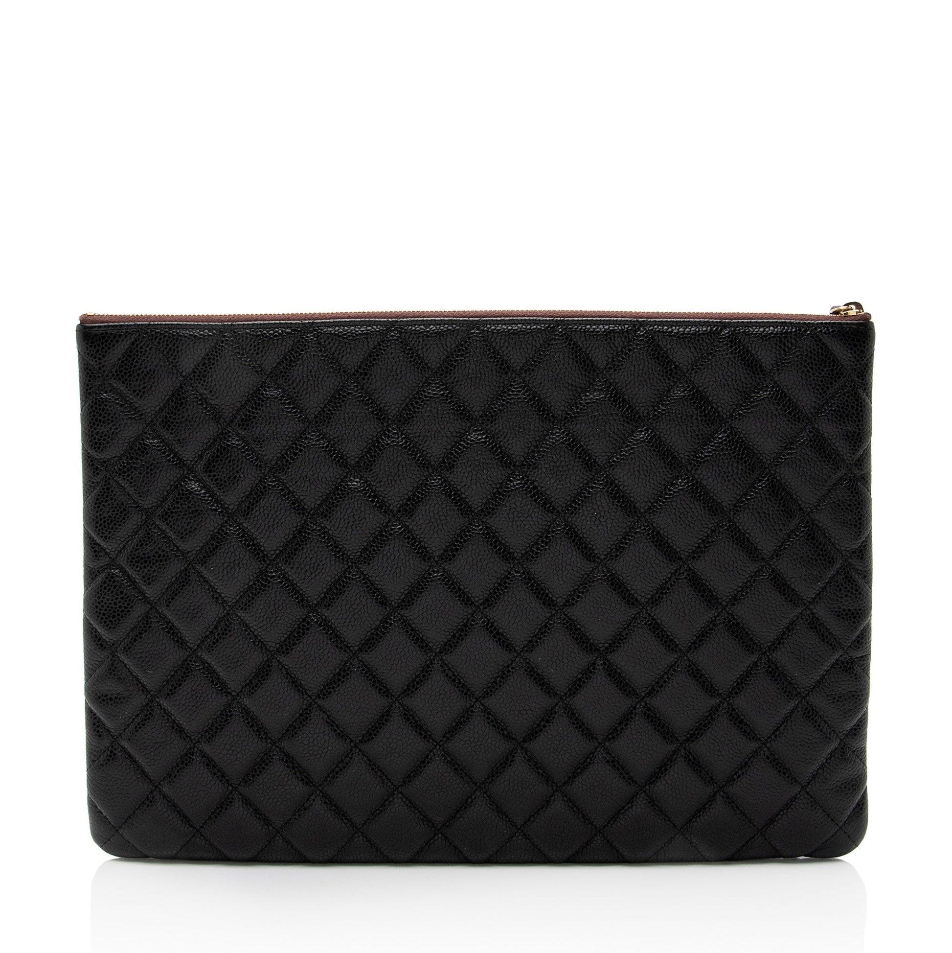 Chanel Caviar O Leather Handbag