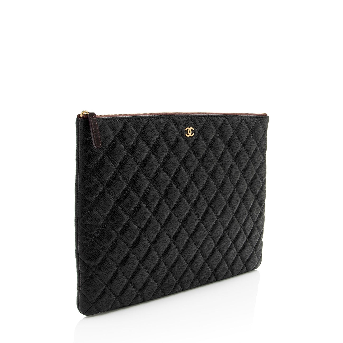 Chanel Caviar O Leather Handbag