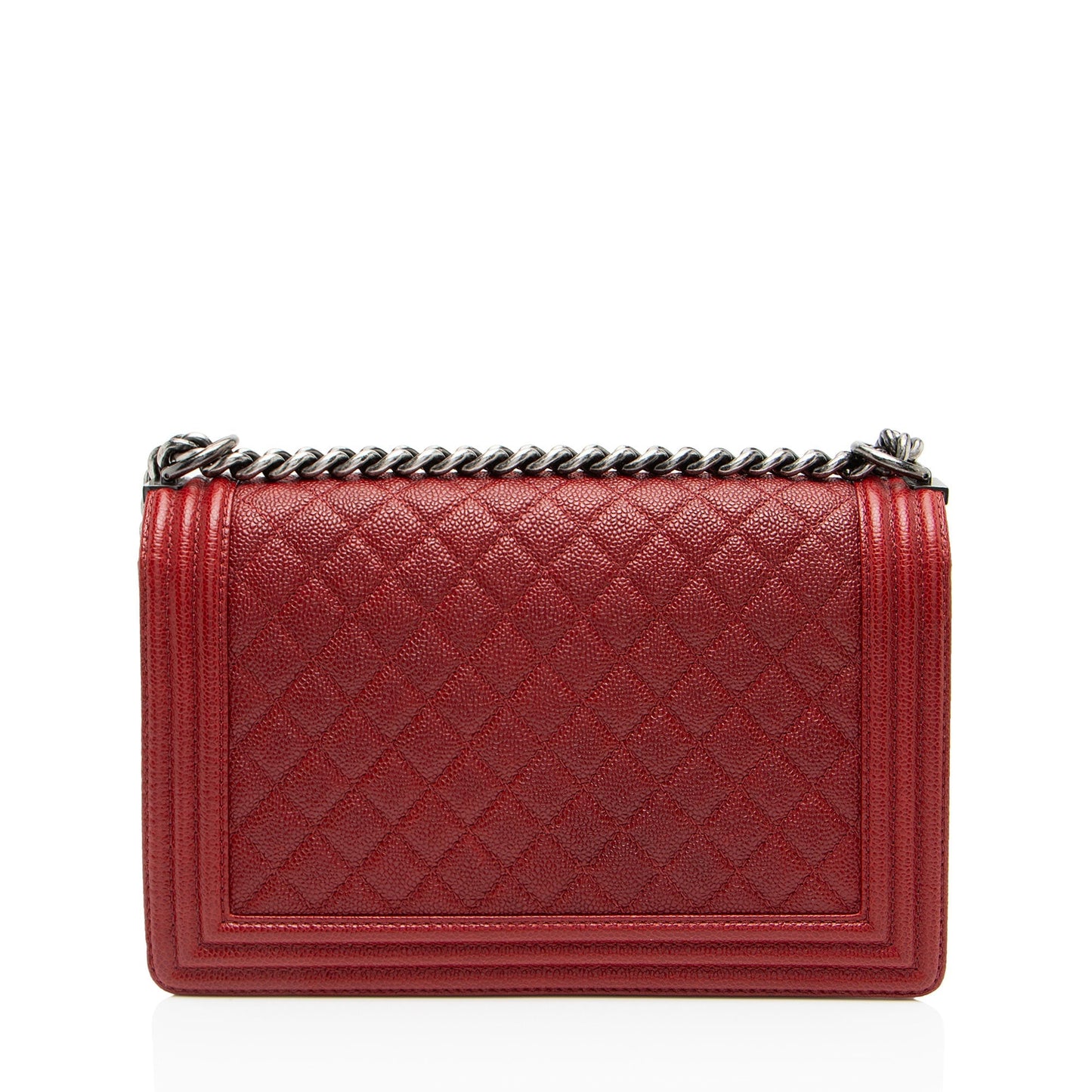 Chanel Caviar New Boy Leather Handbag