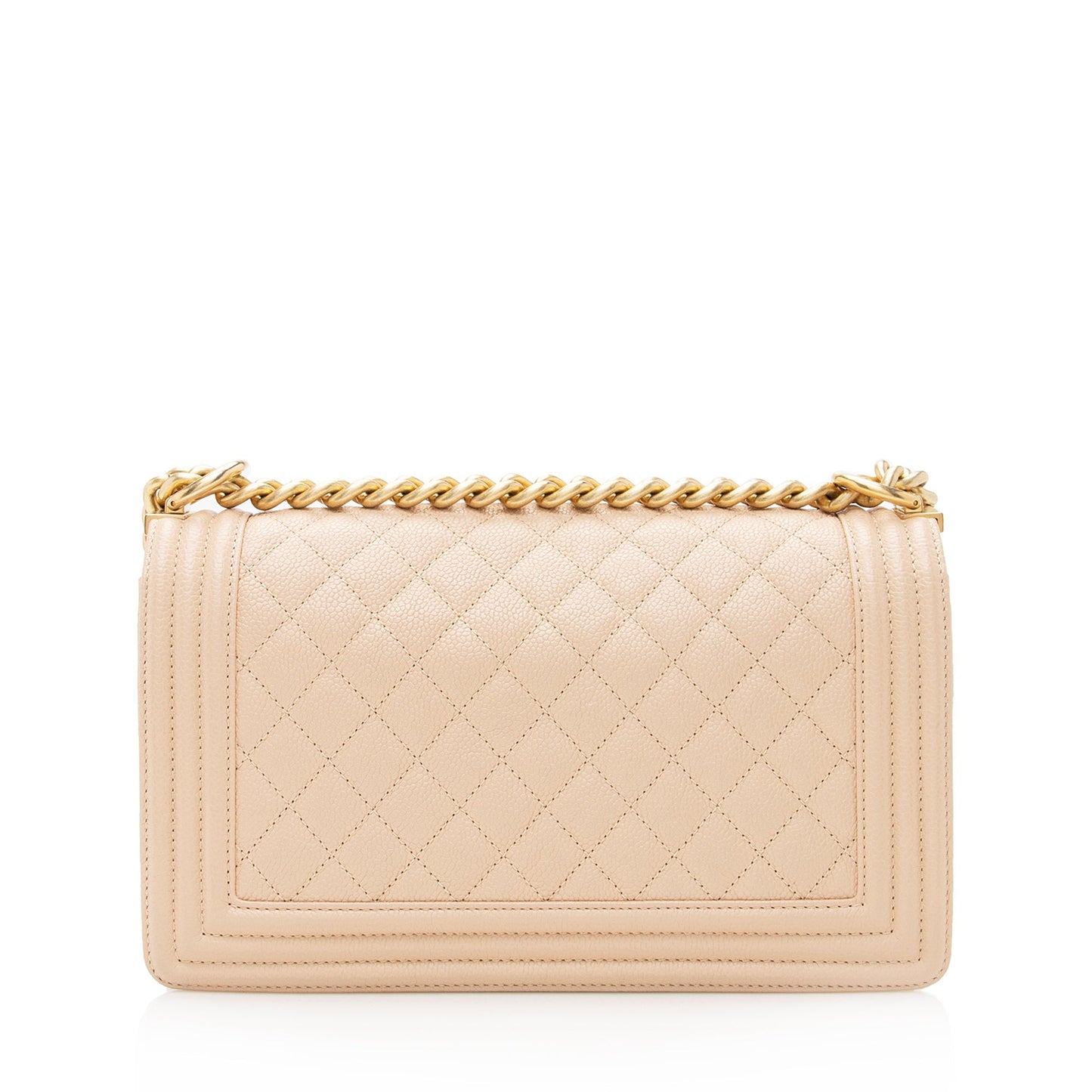 Chanel Caviar Old Boy SHF Leather Handbag
