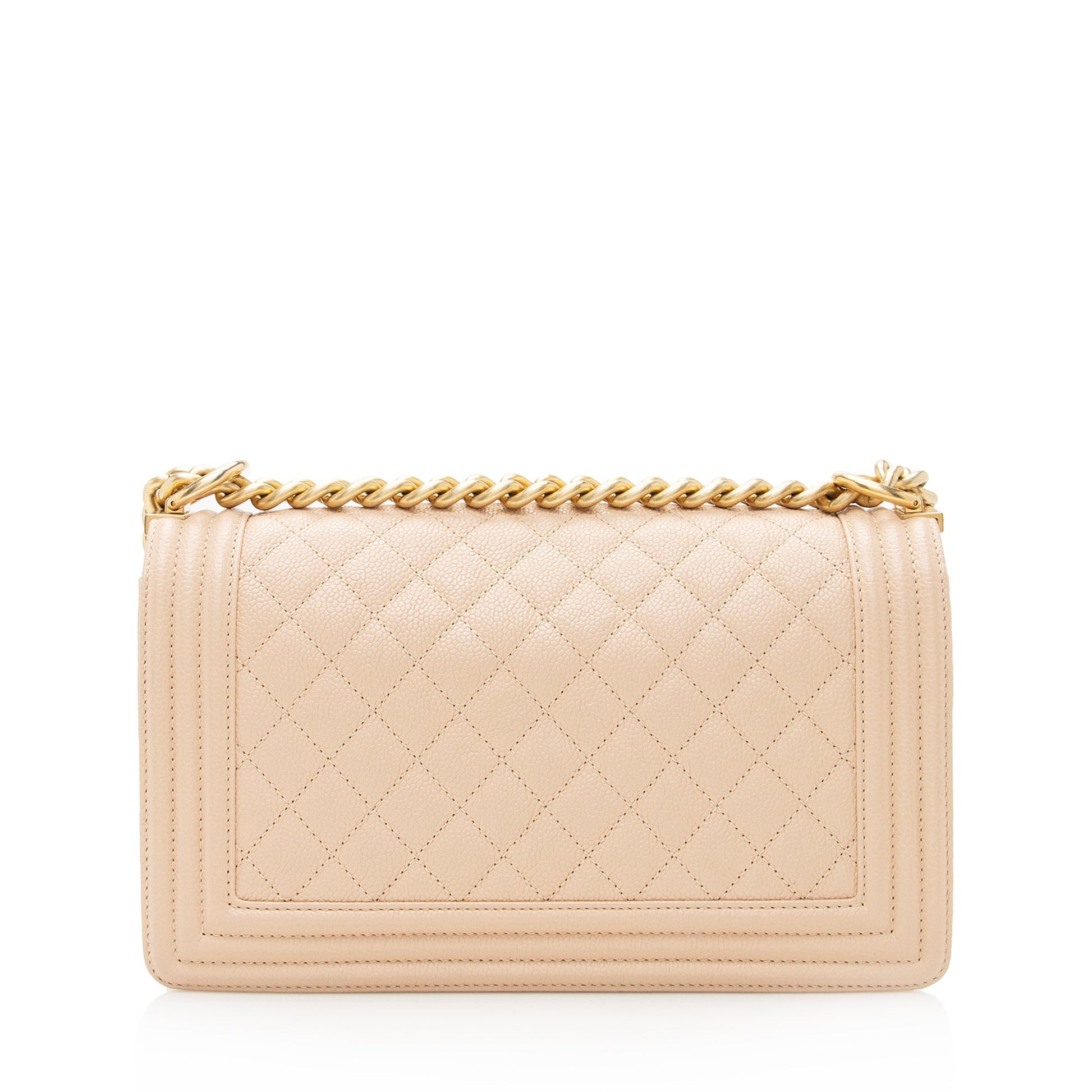 Chanel Caviar Old Boy SHF Leather Handbag
