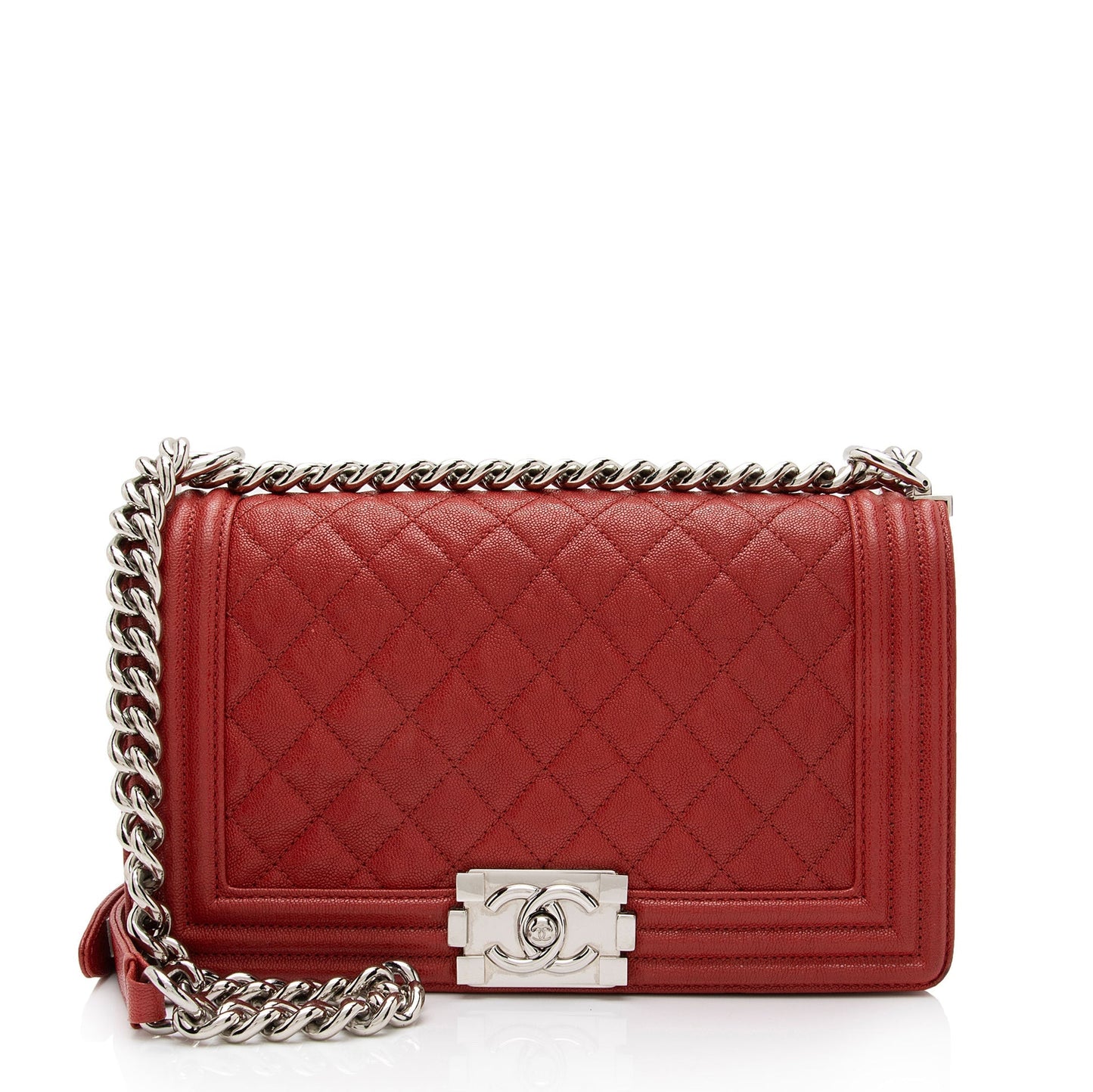 Chanel Caviar Old Boy SHF-BBTTJm Leather Handbag