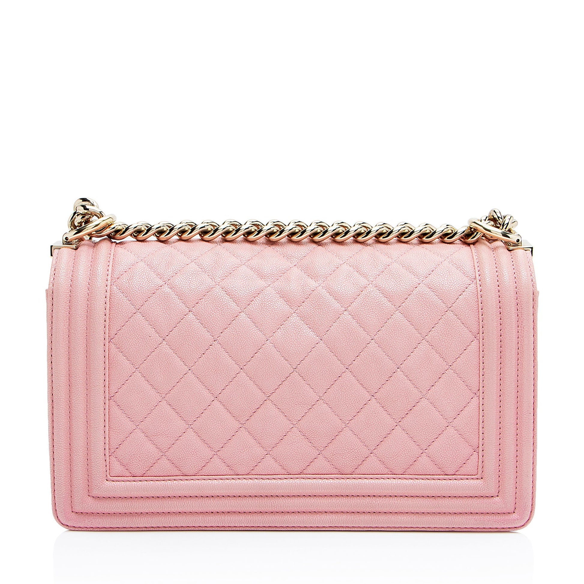 Chanel Caviar Old Boy Leather Handbag Bag 2