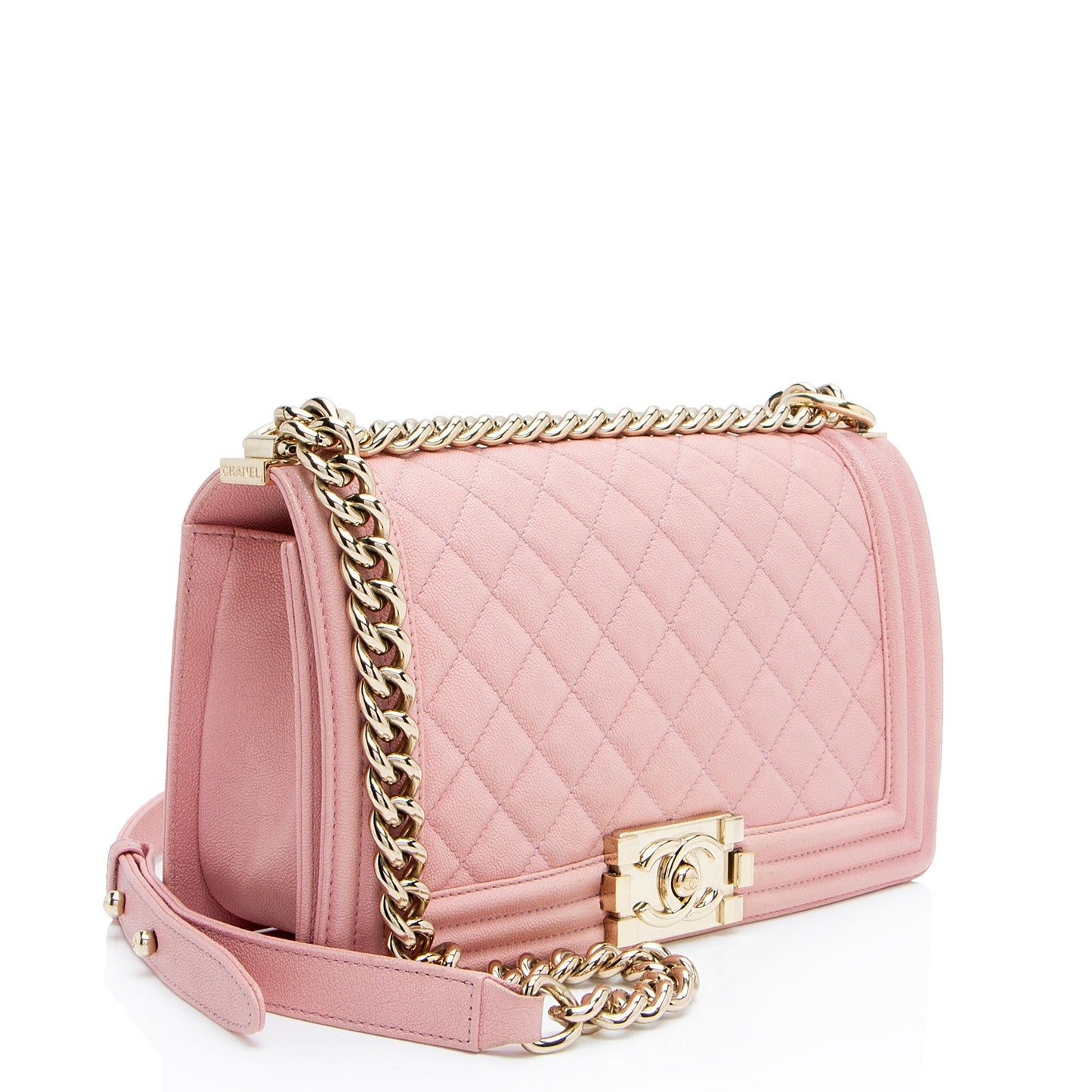 Chanel Caviar Old Boy Leather Handbag Bag 2