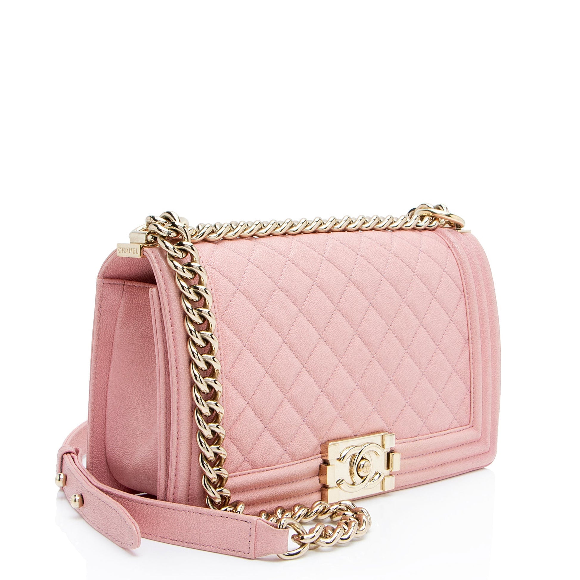 Chanel Caviar Old Boy Leather Handbag Bag 2