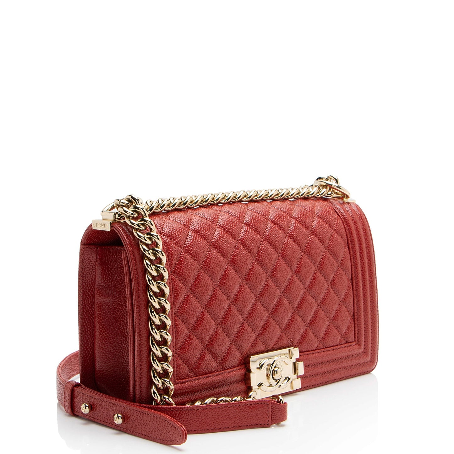 Chanel Caviar Old Boy Leather Handbag Bag 3