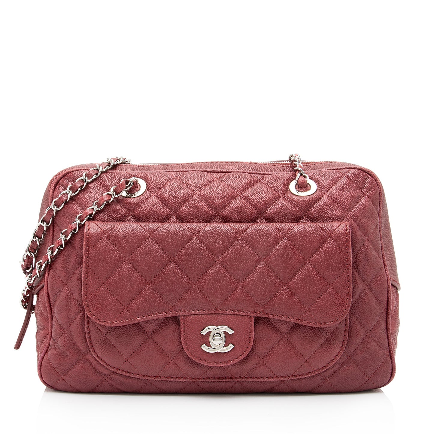 Chanel Caviar Paradoxal Camera SHF Leather Crossbody Bag