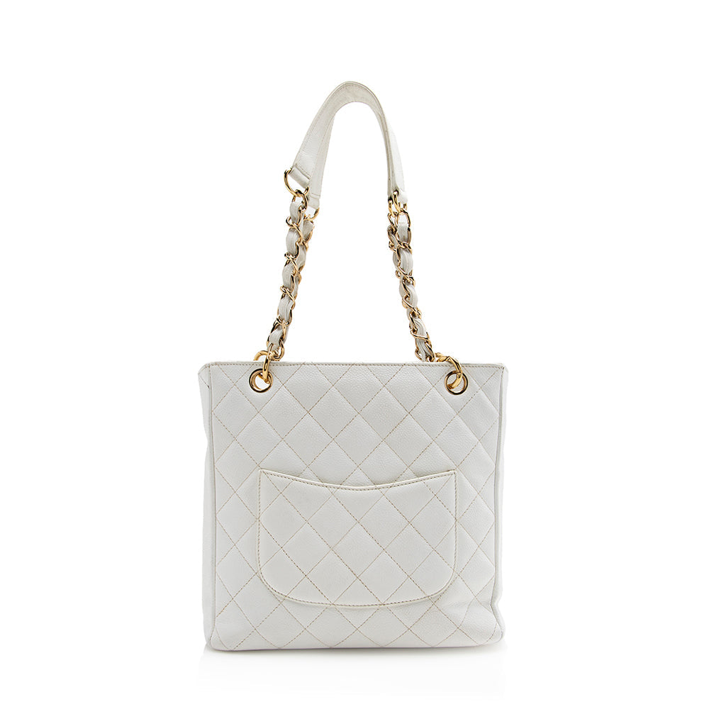 Chanel Caviar Petite Shopping SHF Leather Tote Bag Tote Shf