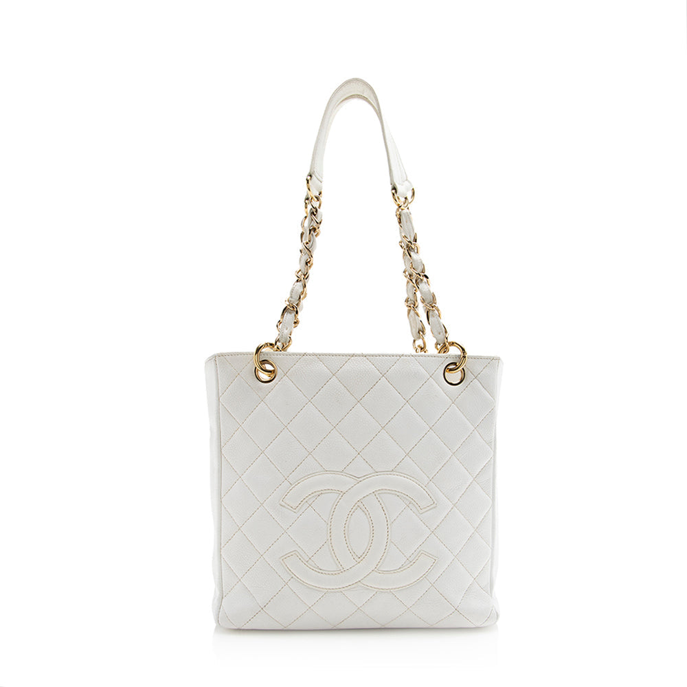 Chanel Caviar Petite Shopping SHF Leather Tote Bag Tote Shf