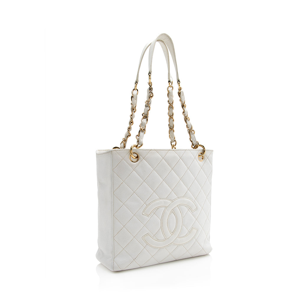 Chanel Caviar Petite Shopping SHF Leather Tote Bag Tote Shf