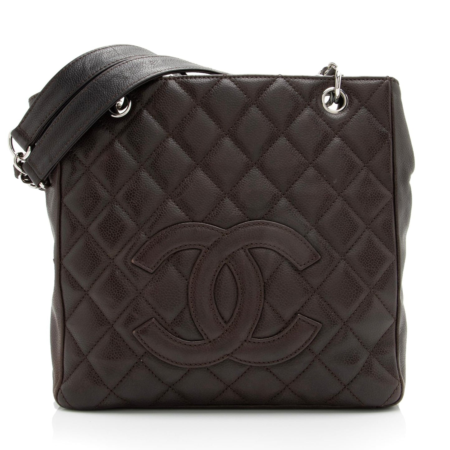 Chanel Caviar Petite Shopping SHF Leather Tote Bag 3