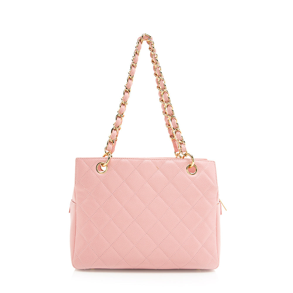 Chanel Caviar Petite Timeless SHF Leather Tote Bag Tote Shf