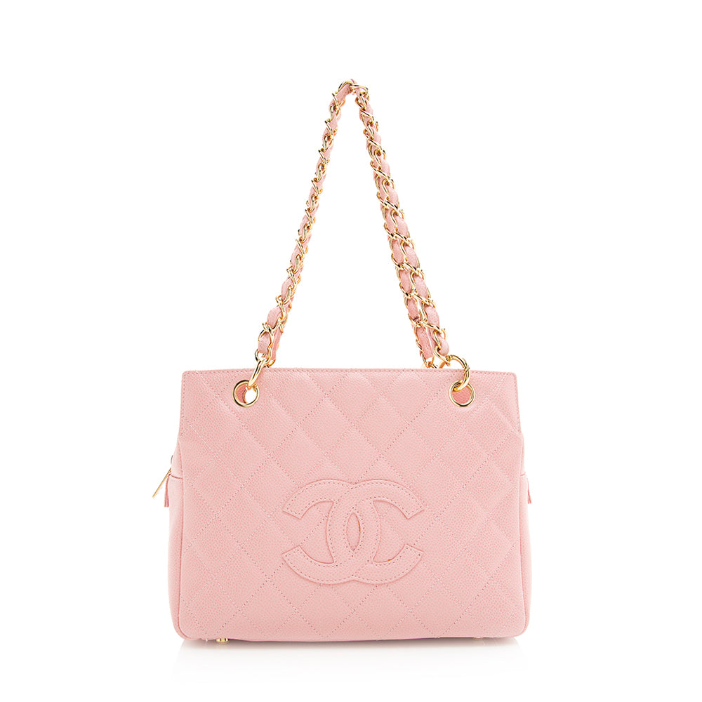 Chanel Caviar Petite Timeless SHF Leather Tote Bag Tote Shf