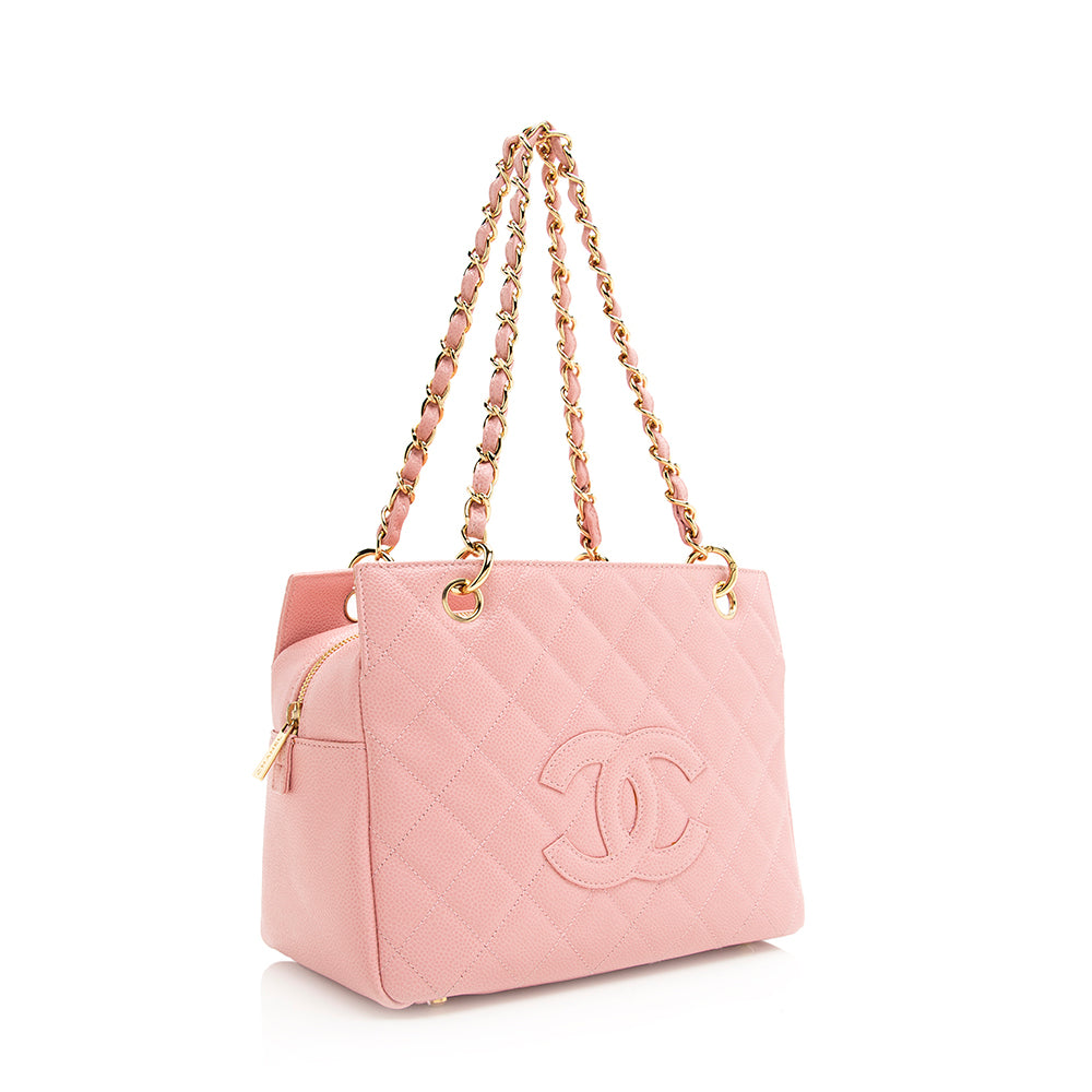 Chanel Caviar Petite Timeless SHF Leather Tote Bag Tote Shf