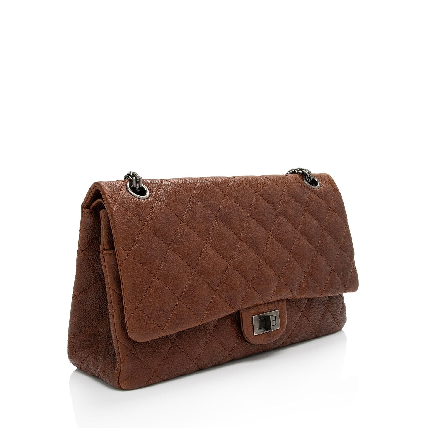 Chanel Caviar Reissue 225 Double Flap SHF-gheQo9 Leather Shoulder Bag