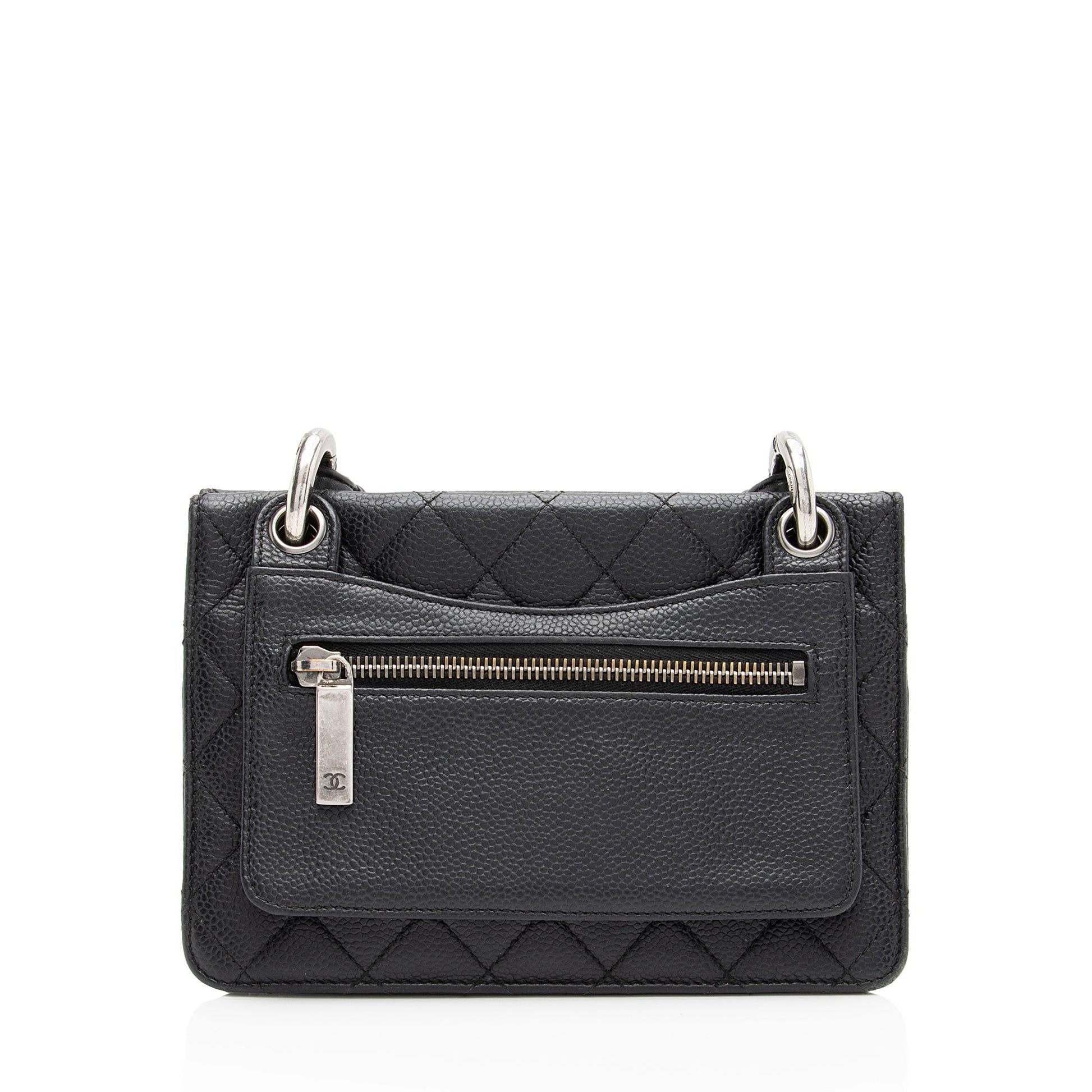 Chanel Caviar Retro Class Flap SHF-W9Q8I9 Small Leather Shoulder Bag